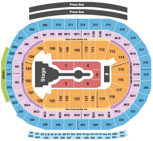 Little Caesars Arena Cardi B Seating Chart